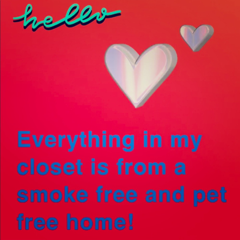 Smoke free, pet free!